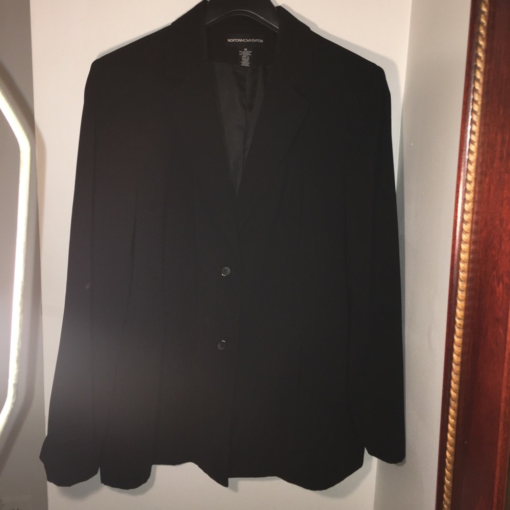 Norton Mcnaughton Black Blazer